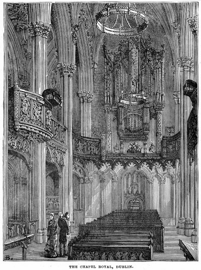 Kaplica Królewska, Dublin, XIX w. autorstwa Unbekannt