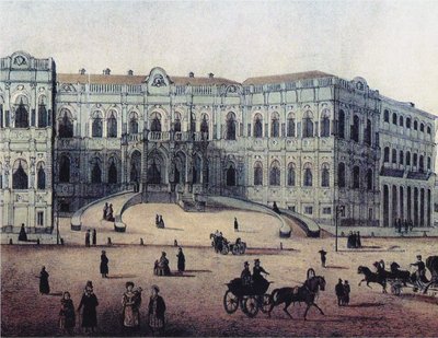 Dom Czertkowa przy ulicy Miaśnickiej w Moskwie, lata 60. XIX wieku autorstwa Unbekannt