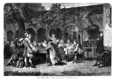 Szachiści, 1864 autorstwa Unbekannt