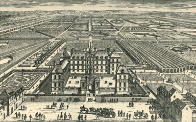 Chateau de la Rochefoucauld, Liancourt, Oise, północna Francja, c1675, 1903. autorstwa Unbekannt