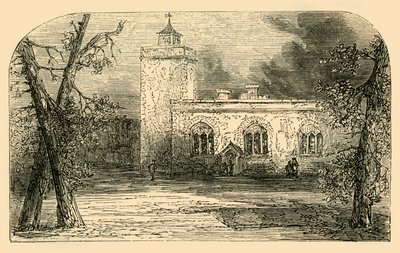 Kościół św. Piotra na Tower Green, ok. 1872 r. autorstwa Unbekannt