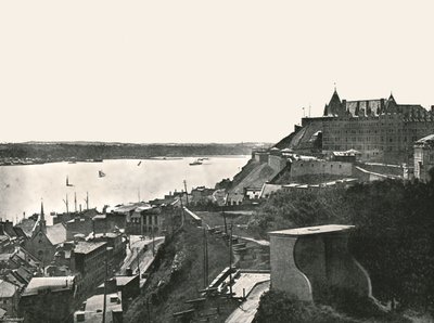 Cytadela i rzeka Świętego Wawrzyńca, Quebec, Kanada, 1895. autorstwa Unbekannt