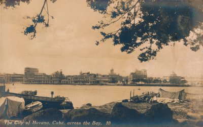 Miasto Hawana, Kuba, po drugiej stronie zatoki, ok. 1930 r autorstwa Unbekannt