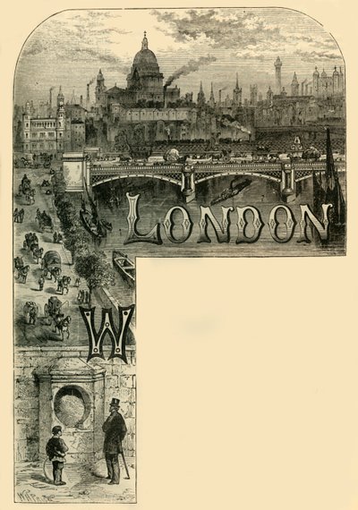 Miasto Londyn, ok. 1872 r. autorstwa Unbekannt