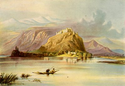 Miasto Srinagar Kaszmir i fort Hurri Purbut, lata 40. XIX wieku, 1901. autorstwa Unbekannt