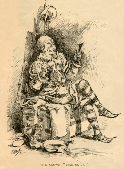 Wymyślanie klauna, 1882. autorstwa Unbekannt