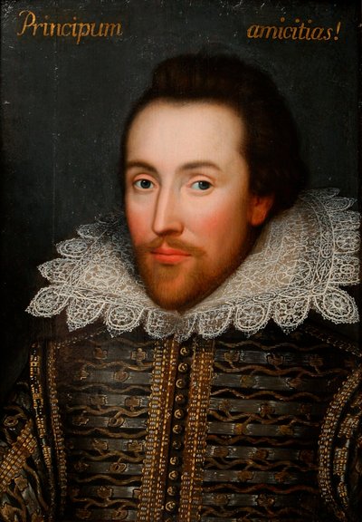 Portret Cobbe Williama Szekspira 1564-1616, c1610. autorstwa Unbekannt