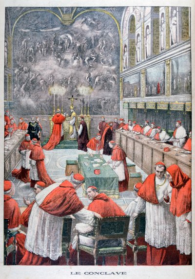 Konklawe, 1903 autorstwa Unbekannt