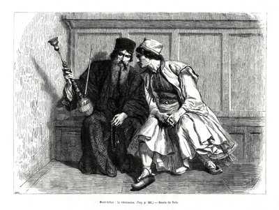 Spowiedź, Góra Athos, północna Grecja, 1886 autorstwa Unbekannt