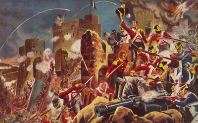 Strażnicy Connaught. Zdobycie Cytadeli w Badajoz, 1812, 1939 autorstwa Unbekannt