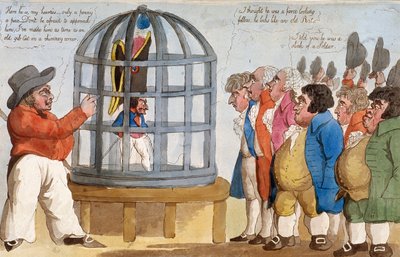 „Korsykański Bajazet w Londynie”, 1803 r. autorstwa Unbekannt
