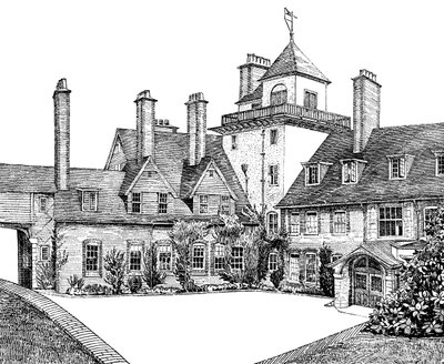 Court Yard, Standen, East Grinstead, 1900 autorstwa Unbekannt