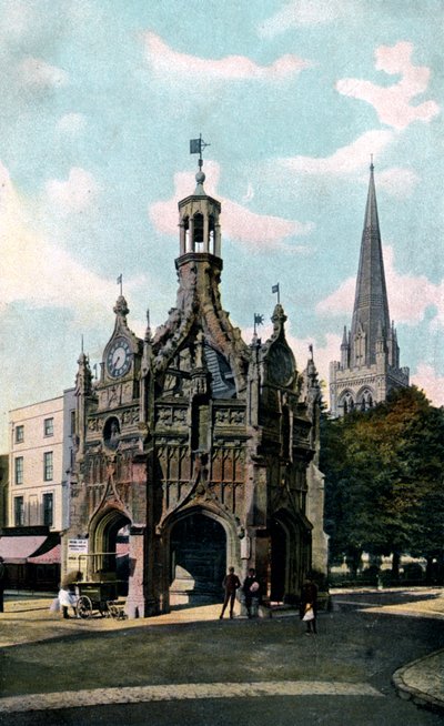 Krzyż i Katedra, Chichester, West Sussex, początek XX wieku autorstwa Unbekannt