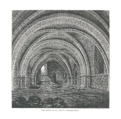 Krypta św. Jana, 1878 autorstwa Unbekannt