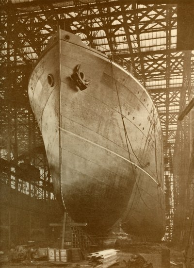 Cunard Aurania 14 000 ton na zapasach w Newcastle-On-Tyne, c1930. autorstwa Unbekannt