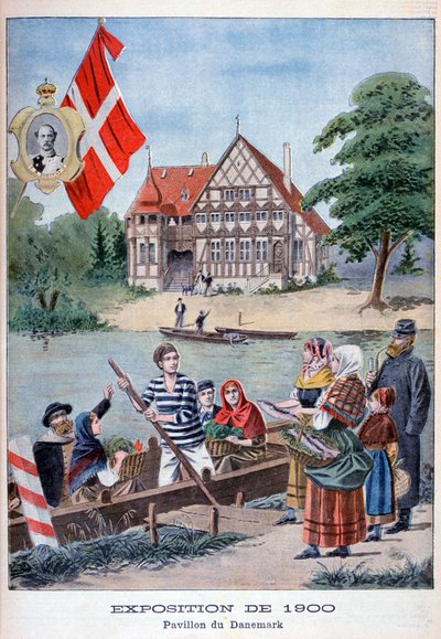 Pawilon duński na Wystawie Powszechnej 1900, Paryż, 1900 autorstwa Unbekannt