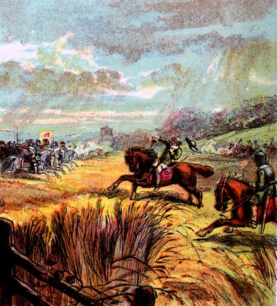 Śmierć Johna Hampdena, 1643, c1850 autorstwa Unbekannt