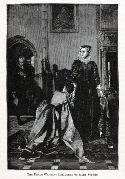 Nakaz śmierci wydany Mary Stuart, 1882 r autorstwa Unbekannt