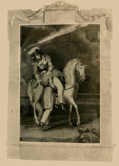 Śmierć generała Rossa w pobliżu Baltimore, 1814, 1816. autorstwa Unbekannt