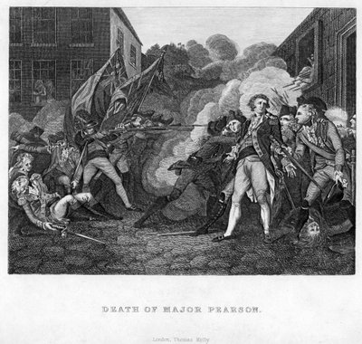 Śmierć majora Pearsona, ok. 1782–1784 autorstwa Unbekannt