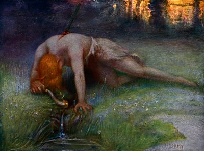 „Śmierć Zygfryda”, 1906 autorstwa Unbekannt