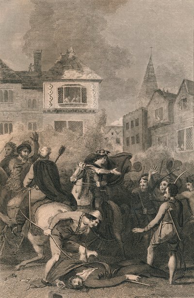 Śmierć Wata Tylera, 1381, XIX w. autorstwa Unbekannt