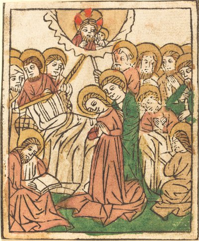 Śmierć Dziewicy, c. 1460. autorstwa Unbekannt