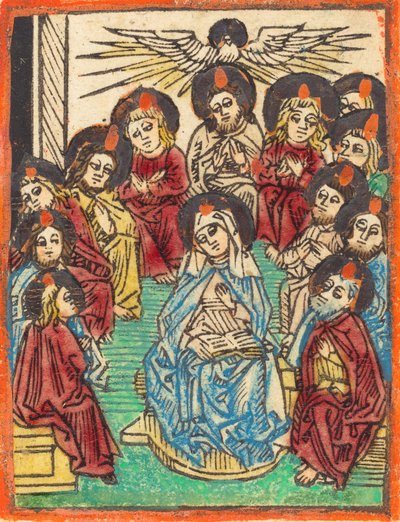 Zstąpienie Ducha Świętego, 14801490. autorstwa Unbekannt