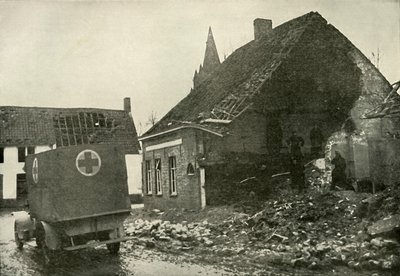 Trudności i niebezpieczeństwa związane z pracą Czerwonego Krzyża, 1919. autorstwa Unbekannt