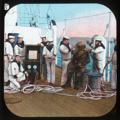 Nurek -- H.M.S. Blake, ok. 1900. autorstwa Unbekannt