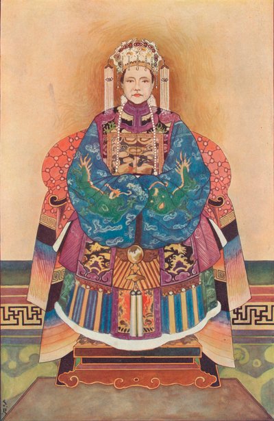 Cesarzowa Chin wdowa, 1908 autorstwa Unbekannt