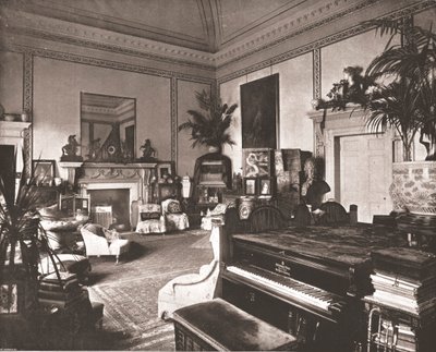 Salon w White Lodge, Richmond Park, 1894. autorstwa Unbekannt