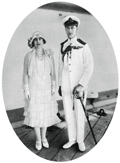Książę i księżna Yorku na pokładzie HMS Renown, Malta, 1927, 1937 autorstwa Unbekannt