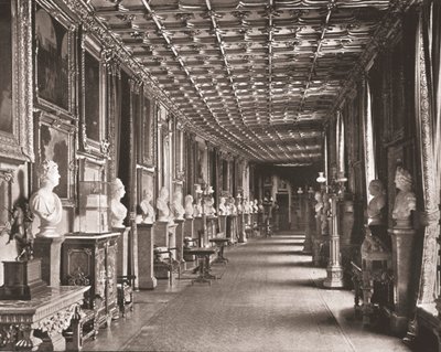 Korytarz Wschodni, Zamek Windsor, Berkshire, 1894. autorstwa Unbekannt