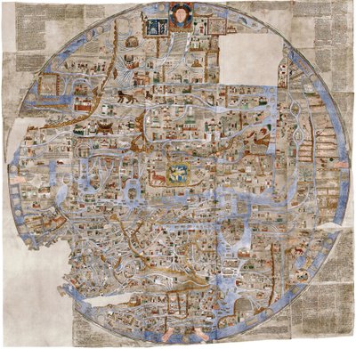 Mapa Ebstorf, ok. 1930 r. 1300 autorstwa Unbekannt