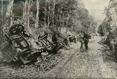 Skutki brytyjskiego ognia pocisków, 1919. autorstwa Unbekannt