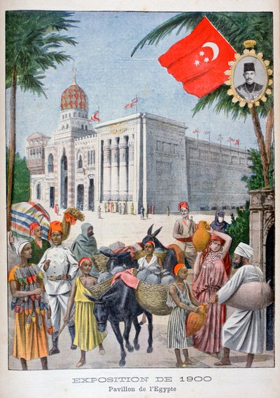 Pawilon Egipski na Wystawie Powszechnej 1900, Paryż, 1900 autorstwa Unbekannt