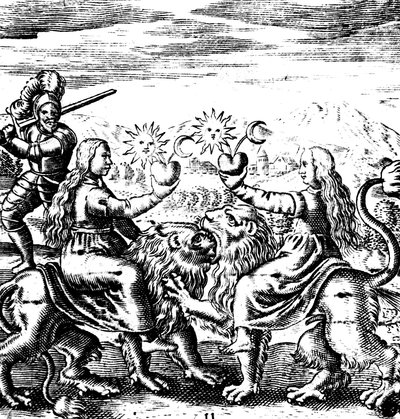 Jedenasty klucz Bazylego Walentego, legendarnego XV-wiecznego niemieckiego mnicha i alchemika, 1651 autorstwa Unbekannt