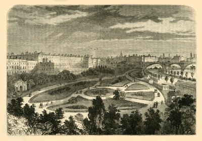 Nabrzeże z mostu Charing Cross, 1881. autorstwa Unbekannt