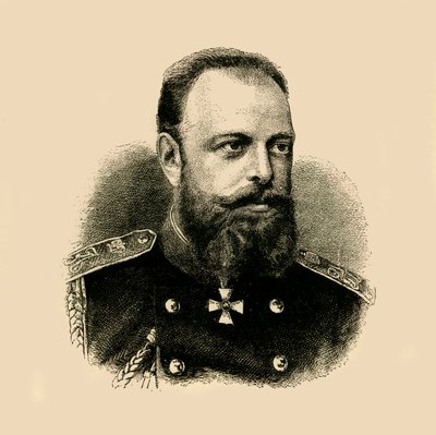 Cesarz Aleksander III, 1881. autorstwa Unbekannt