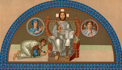 Chrystus na tronie, 1902 autorstwa Unbekannt