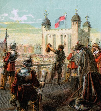Egzekucja Lorda Strafforda, 1641, c1850 autorstwa Unbekannt