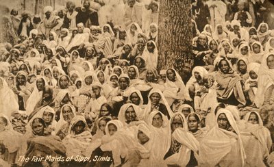 Fair Maids of Sippi, Simla, c1918-c1939. autorstwa Unbekannt
