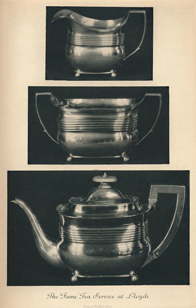 Sławny serwis herbaciany w Lloyds, c1804, 1928 autorstwa Unbekannt
