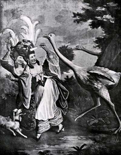 Jarmark Pierzasty w strachu, XVIII wiek autorstwa Unbekannt