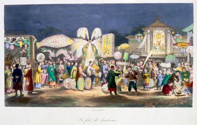 Święto Latarni, Chiny, 1824-1827 autorstwa Unbekannt