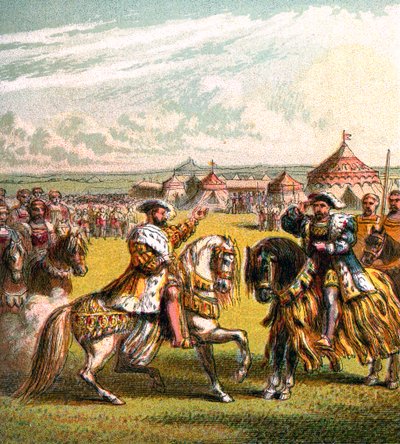 Pole Płótna Złota, 1520, c1850 autorstwa Unbekannt