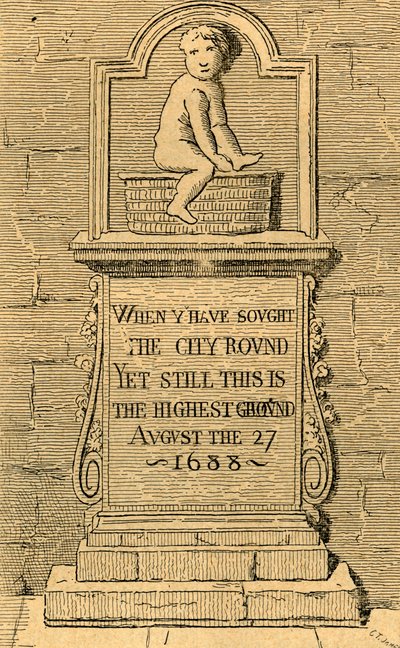 Figura w Panyer Alley, 1897. autorstwa Unbekannt
