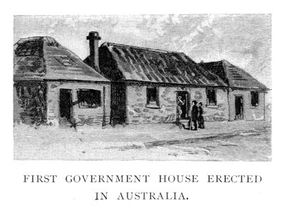 Pierwszy Dom Rządowy, Sydney, Australia, 1886 r. autorstwa Unbekannt