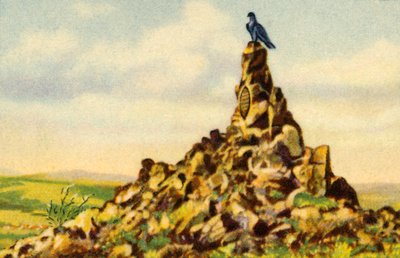 Fliegerdenkmal, pomnik na Wasserkuppe, Hesja, Niemcy, 1932. autorstwa Unbekannt